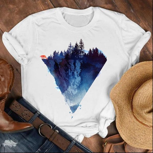 women lady fox watercolor animal geometric 90s fashion shirt clothes womens female print t tshirt tee graphic t shirt, White
women lady fox watercolor animal geometric 90s fashion shirt clothes womens female print t tshirt tee graphic t shirt, White