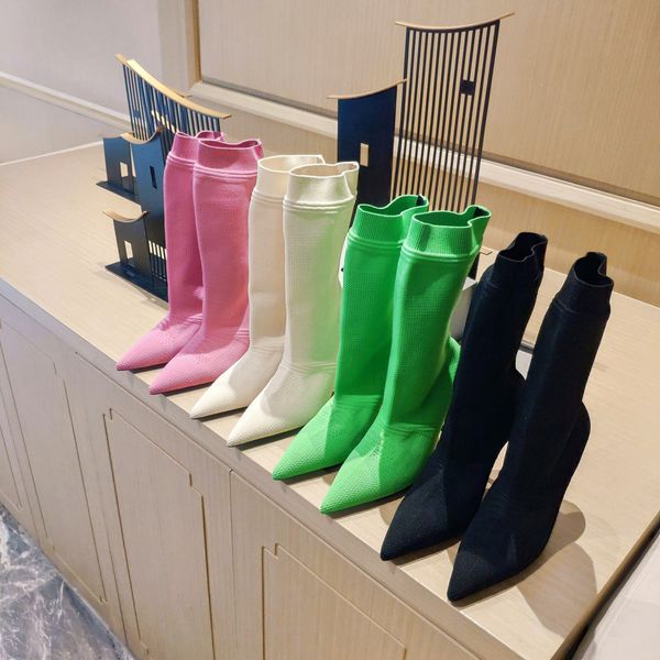 autumn and winter socks high heel boots fashion knitted stretch boots designer women shoes ladies stiletto heels, Black
autumn and winter socks high heel boots fashion knitted stretch boots designer women shoes ladies stiletto heels, Black