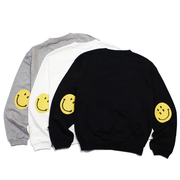 warm wine kapital hirata hehong relaxed arms four eyes smiling face printed sweater, Black
warm wine kapital hirata hehong relaxed arms four eyes smiling face printed sweater, Black