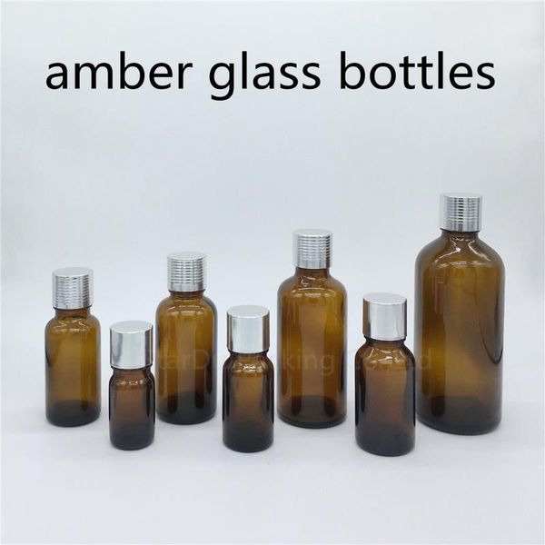 storage bottles & jars 200pcs 5ml 10ml 15ml 20ml 30ml 50ml 100ml amber glass bottle vials essential oil with silvery screw cap perfume
storage bottles & jars 200pcs 5ml 10ml 15ml 20ml 30ml 50ml 100ml amber glass bottle vials essential oil with silvery screw cap perfume