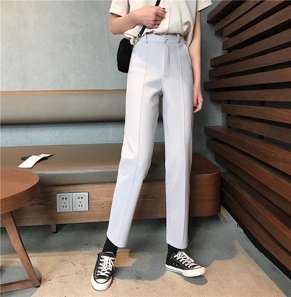 women's pants & capris elegant thick wool for women high waist solid winter suit female 2021 zipper trousers, Black;white
women's pants & capris elegant thick wool for women high waist solid winter suit female 2021 zipper trousers, Black;white