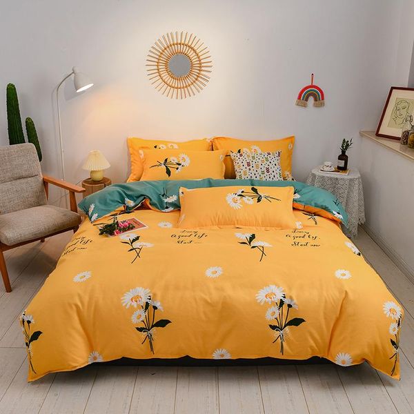 bedding sets 3/4 pieces textiles set white color yellow flower bedclothes include duvet cover bed sheet pillowcase for kids and adult
bedding sets 3/4 pieces textiles set white color yellow flower bedclothes include duvet cover bed sheet pillowcase for kids and adult