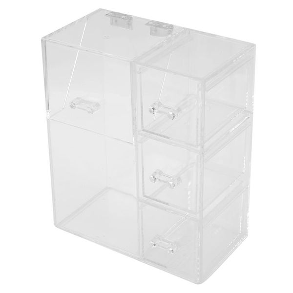 acrylic makeup organizer cosmetic holder makeup tools storage box brush accessory organizer box with cover
acrylic makeup organizer cosmetic holder makeup tools storage box brush accessory organizer box with cover