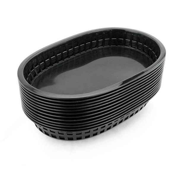 dishes & plates 12pcs fast 10.5'' platter basket plastic dinner plate french fries baskets restaurant serving burger tray bar tool
dishes & plates 12pcs fast 10.5'' platter basket plastic dinner plate french fries baskets restaurant serving burger tray bar tool