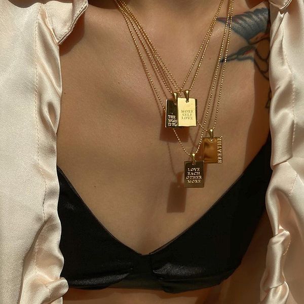 pendant necklaces charm choker necklace for women men party letter jewelry gift fashion stainless steel titanium punk cute korea, Silver
pendant necklaces charm choker necklace for women men party letter jewelry gift fashion stainless steel titanium punk cute korea, Silver