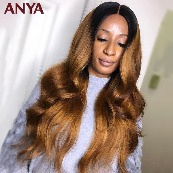 lace wigs anya ombre colored 13x4 front wig pre plucked body wave human hair transparent brazilian remy for black women, Black;brown
lace wigs anya ombre colored 13x4 front wig pre plucked body wave human hair transparent brazilian remy for black women, Black;brown