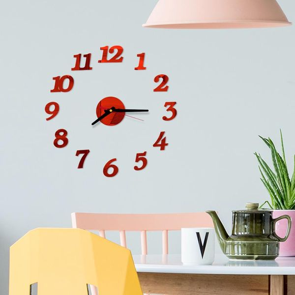 wall clocks 3d mirror clock modern large sticker unique big number watch diy decor acylic fashion
wall clocks 3d mirror clock modern large sticker unique big number watch diy decor acylic fashion
