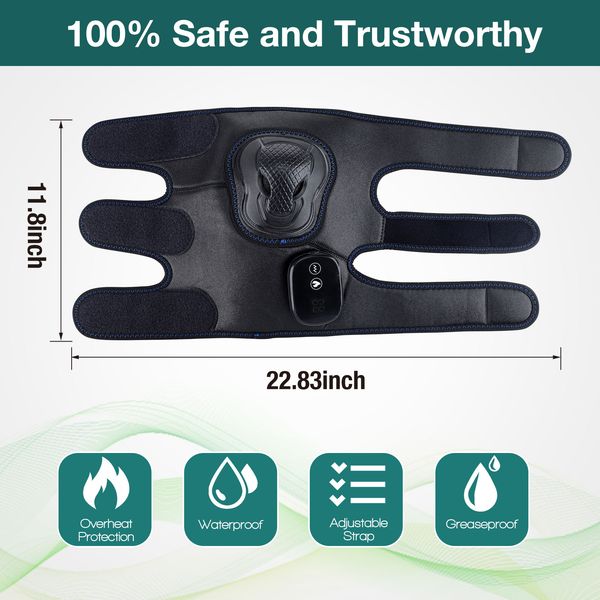 heat therapy knee massager relieve arthritis pain knee joint brace support vibration high frequency foot leg massage relaxation perfections
heat therapy knee massager relieve arthritis pain knee joint brace support vibration high frequency foot leg massage relaxation perfections