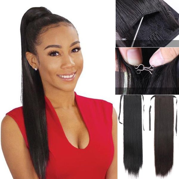 synthetic wigs hair fiber heat-resistant straight with ponytail fake chip-in hidden pocket pony tail wig, Black
synthetic wigs hair fiber heat-resistant straight with ponytail fake chip-in hidden pocket pony tail wig, Black