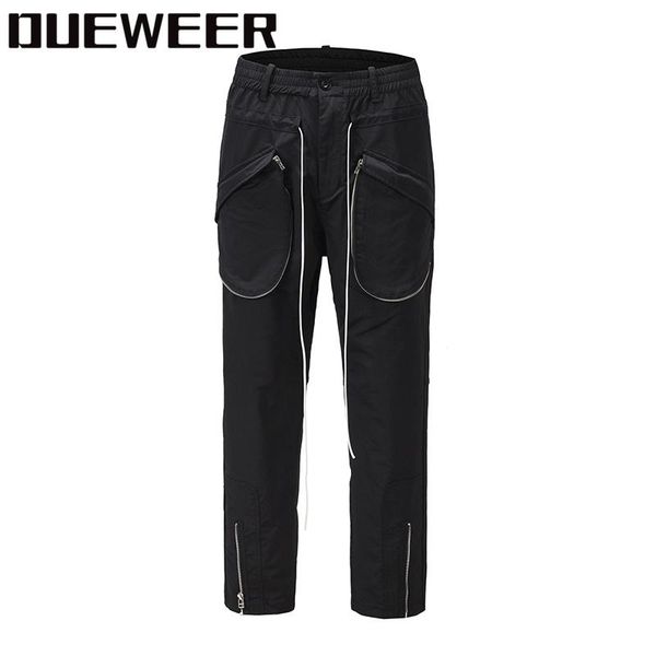 dueweer men high street hip hop cargo trousers vintage multi-function cargo pants men ankle zipper slim fit trousers, Black
dueweer men high street hip hop cargo trousers vintage multi-function cargo pants men ankle zipper slim fit trousers, Black
