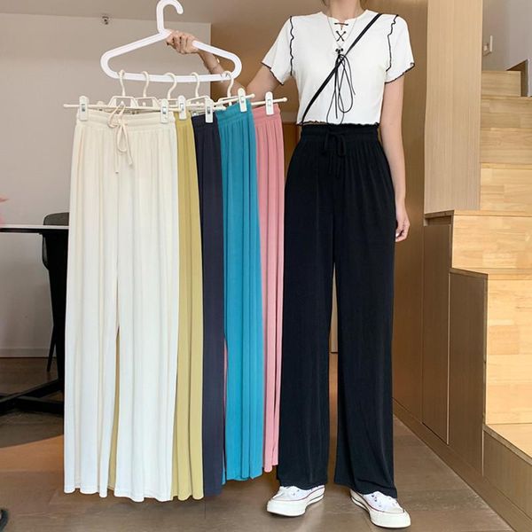 women's pants & capris vintage long women high waist wide leg casual female trousers 2021 fashion joggers pleated streetwear drawstring, Black;white
women's pants & capris vintage long women high waist wide leg casual female trousers 2021 fashion joggers pleated streetwear drawstring, Black;white