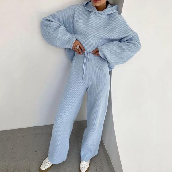 autumn sports knit sweater women fashion leisure sports wind hooded casual suit 2-piece set, White;red
autumn sports knit sweater women fashion leisure sports wind hooded casual suit 2-piece set, White;red
