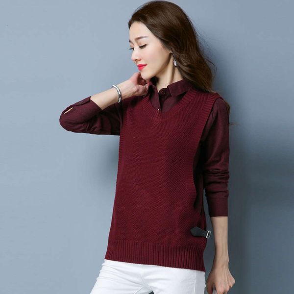 autumn fake long two winter sweaters sleeve women korean spring new knitwear short bottomed shirt versatile luxury, White;black
autumn fake long two winter sweaters sleeve women korean spring new knitwear short bottomed shirt versatile luxury, White;black