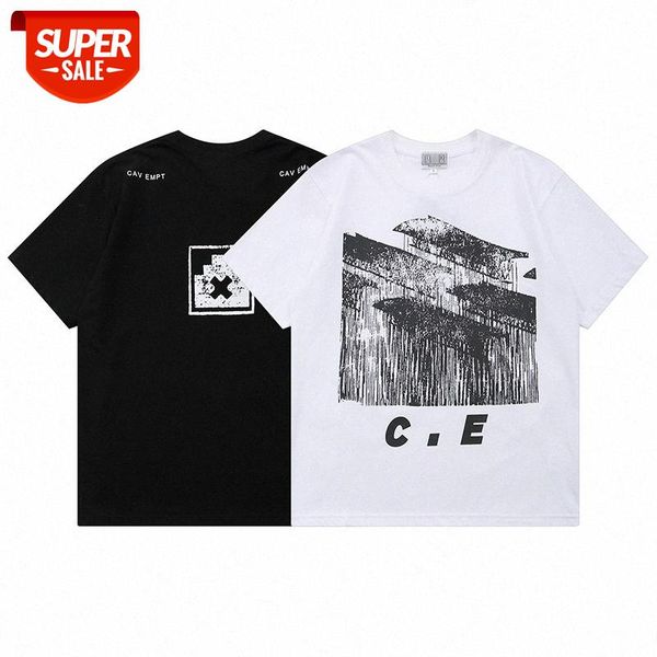 c-e japanese tide abstract printing loose casual wild men and women couples with round neck short sleeve batch #qi2j, White;black
c-e japanese tide abstract printing loose casual wild men and women couples with round neck short sleeve batch #qi2j, White;black