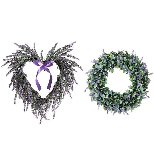 decorative flowers & wreaths heart-shaped artificial lavender wreath with front door 18 inch
decorative flowers & wreaths heart-shaped artificial lavender wreath with front door 18 inch