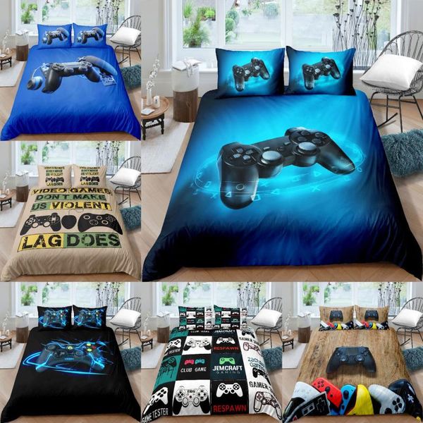 bedding sets game handle 3d digital printing three piece cartoon down quilt cover pillow case nordic home textile gift
bedding sets game handle 3d digital printing three piece cartoon down quilt cover pillow case nordic home textile gift