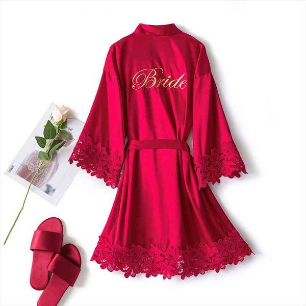 bride bridesmaid women sleepwear robe embroidery mother sister the wedding bathrobe kimono satin robes woman, Black;red
bride bridesmaid women sleepwear robe embroidery mother sister the wedding bathrobe kimono satin robes woman, Black;red