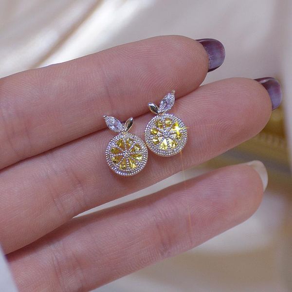 stud delicate jewelry cubic zircon cz crystal fruit earrings for women 14k real gold cute small, Golden;silver
stud delicate jewelry cubic zircon cz crystal fruit earrings for women 14k real gold cute small, Golden;silver