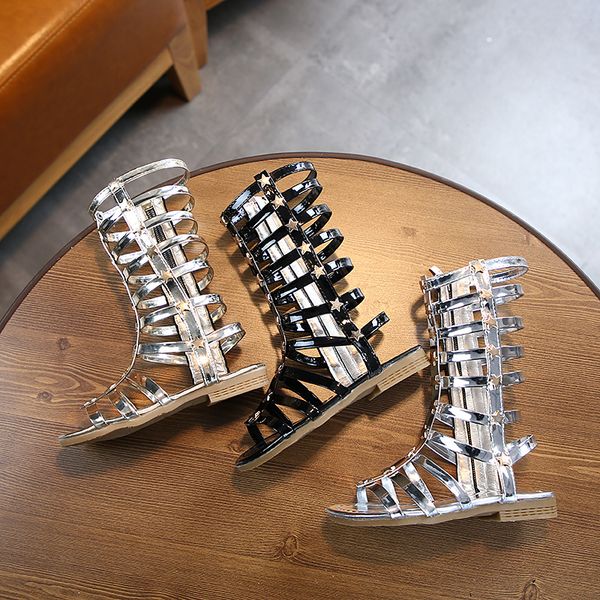 Girls Roman Sandals 2020 Summer New Childrens Pu Hollow Rivet High Sandals Kids Non-slip Zip Flat Shoes Middle Big Child Shoe, Gold
Girls Roman Sandals 2020 Summer New Childrens Pu Hollow Rivet High Sandals Kids Non-slip Zip Flat Shoes Middle Big Child Shoe, Gold
