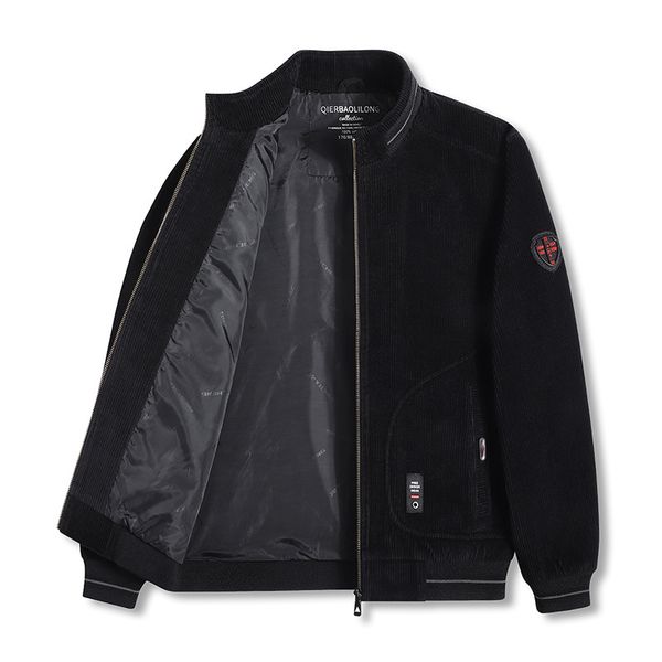 corduroy jacket men's autumn and winter leisure cardigan clothing cotton warm breathable plus size jackets, Black;brown
corduroy jacket men's autumn and winter leisure cardigan clothing cotton warm breathable plus size jackets, Black;brown