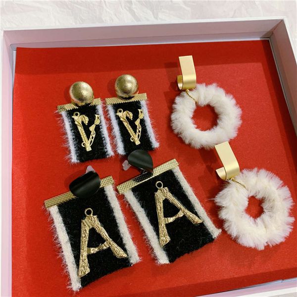 hbp fashion south korea autumn winter new plush letter exaggerated and earrings, Silver
hbp fashion south korea autumn winter new plush letter exaggerated and earrings, Silver