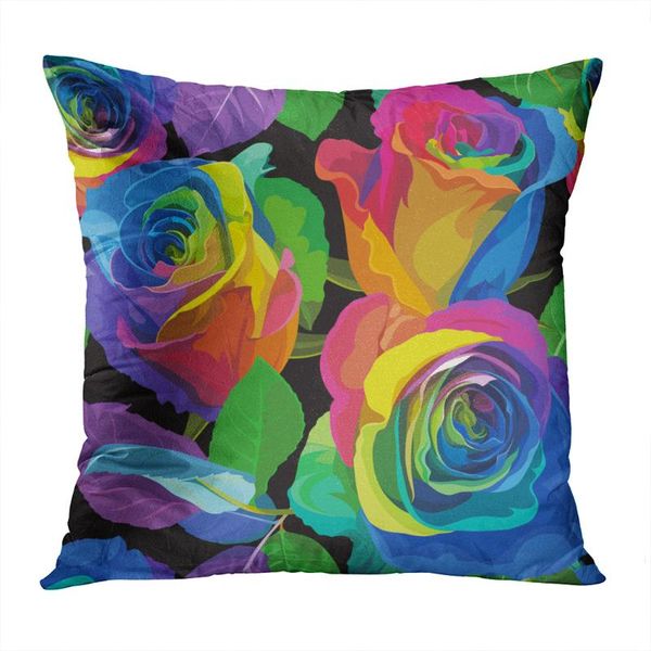 cushion/decorative pillow black throw cushion cover rainbow rose flower soft velvet square case couch pillowcase for sofa car bedroom
cushion/decorative pillow black throw cushion cover rainbow rose flower soft velvet square case couch pillowcase for sofa car bedroom