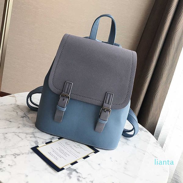 2021 new women backpack contrast color fashion shoulder sac female school bags large capacity pu leather backpacks travel bag
2021 new women backpack contrast color fashion shoulder sac female school bags large capacity pu leather backpacks travel bag