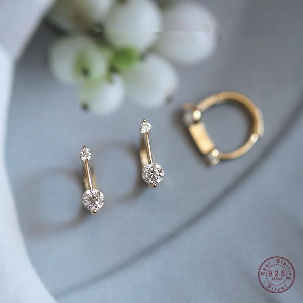 stud 925 sterling silver simple shiny srystal u-shaped earrings women punk hip hop street art 14k gold jewelry girlfriend gift, Golden;silver
stud 925 sterling silver simple shiny srystal u-shaped earrings women punk hip hop street art 14k gold jewelry girlfriend gift, Golden;silver