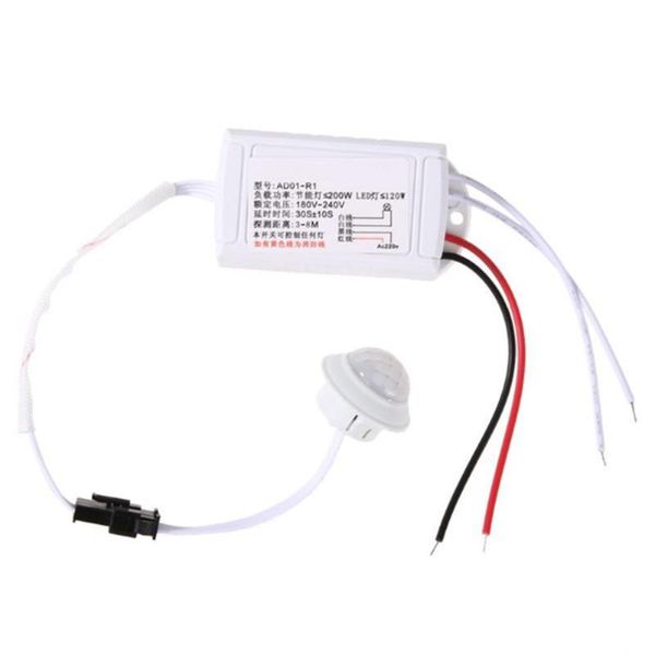 smart home control 200w wired white durable universal intelligent ir infrared 220v for ceiling light body sensor switch
smart home control 200w wired white durable universal intelligent ir infrared 220v for ceiling light body sensor switch