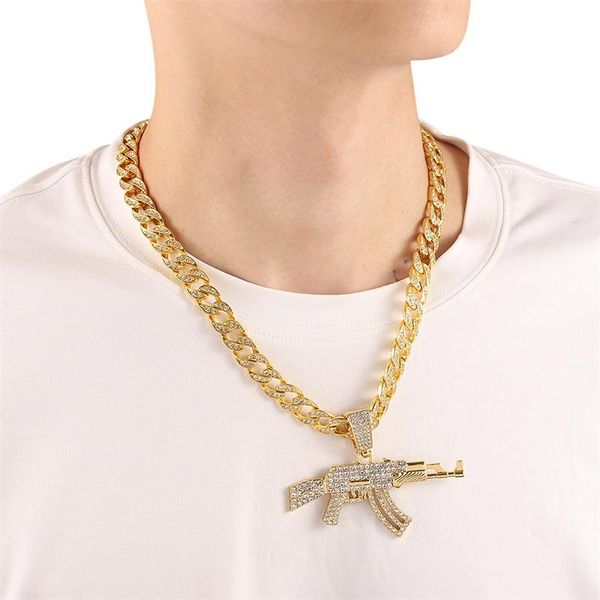 pendant necklaces fashion steampunk necklace pistol submachine gun model hip hop crystal men charms jewelry, Silver
pendant necklaces fashion steampunk necklace pistol submachine gun model hip hop crystal men charms jewelry, Silver