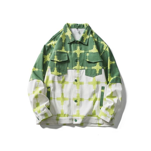 ebaihui men's plaid jacket autumn color contrast splicing american style popular handsome thin loose sub-jacket for students, Black;brown
ebaihui men's plaid jacket autumn color contrast splicing american style popular handsome thin loose sub-jacket for students, Black;brown