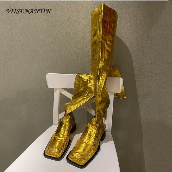 boots 2021 british style square toe design sense golden zipper long fashion high-end thick-heeled high-knight, Black
boots 2021 british style square toe design sense golden zipper long fashion high-end thick-heeled high-knight, Black