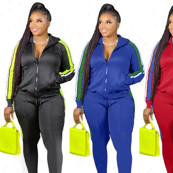 2021 plus size s 4xl 2 piece set women fall clothes sweatsuit joggers outfit zip sweatpants tracksuit wholesale dropshipping, Gray
2021 plus size s 4xl 2 piece set women fall clothes sweatsuit joggers outfit zip sweatpants tracksuit wholesale dropshipping, Gray