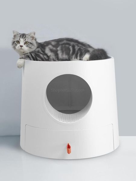 drawer cat litter basin fully enclosed super large cat toilet deodorization and anti splash nest
drawer cat litter basin fully enclosed super large cat toilet deodorization and anti splash nest