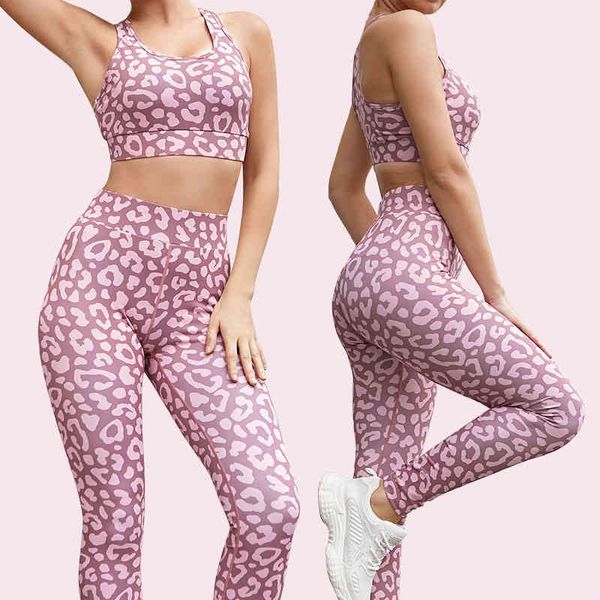 women's seamls yoga training short sve fitns coat, high waist tights, sports suit, pink leopard suit 2021, Gray
women's seamls yoga training short sve fitns coat, high waist tights, sports suit, pink leopard suit 2021, Gray