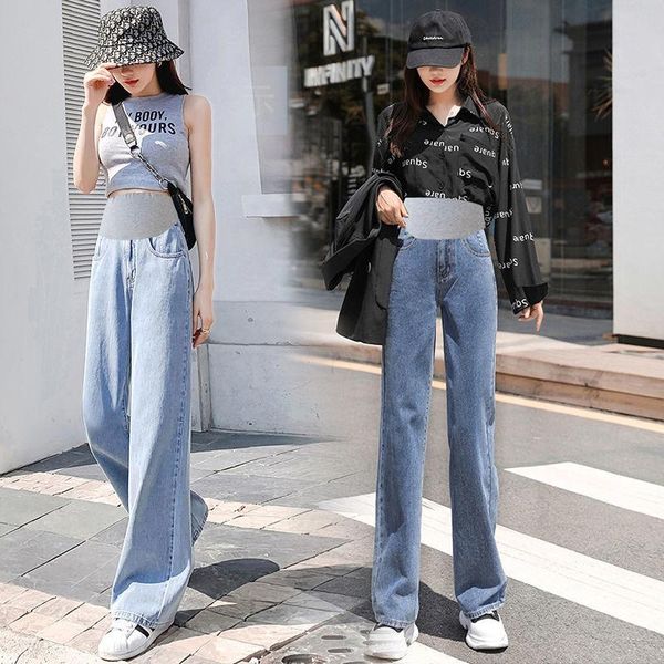 maternity bottoms 2021 summer pregnancy clothes casual clothing natural color regular straight jeans pants, White
maternity bottoms 2021 summer pregnancy clothes casual clothing natural color regular straight jeans pants, White
