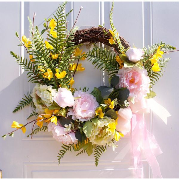 decorative flowers & wreaths hand-made christmas decoration rich peony wreath hanging wall yingchunhua
decorative flowers & wreaths hand-made christmas decoration rich peony wreath hanging wall yingchunhua