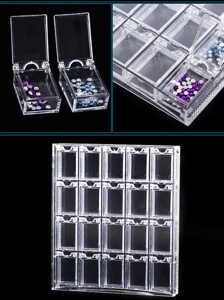 nail jewelry case storage boxes jewelry box acrylic drill boxes 20 separate compartments can be separated 14.3*12.9.2.1
nail jewelry case storage boxes jewelry box acrylic drill boxes 20 separate compartments can be separated 14.3*12.9.2.1
