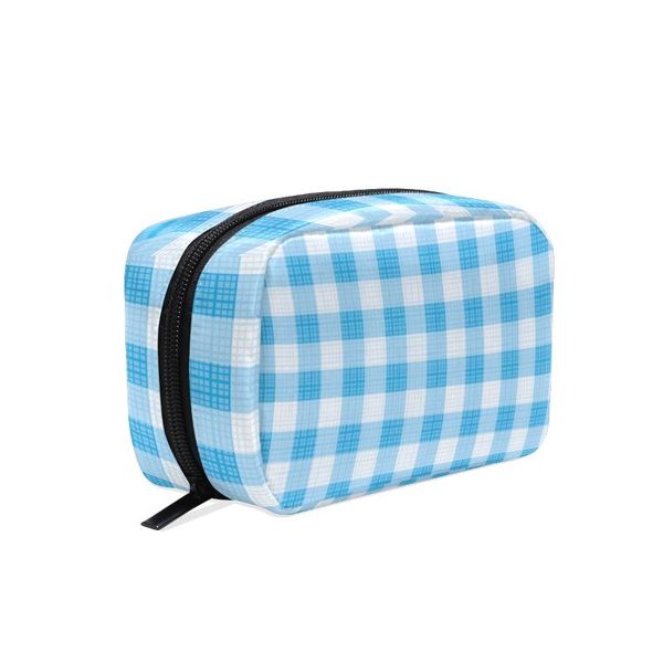 cosmetic bags & cases fengju makeup bag portable toiletries fashionable square storage for girls lady woman blue white
cosmetic bags & cases fengju makeup bag portable toiletries fashionable square storage for girls lady woman blue white