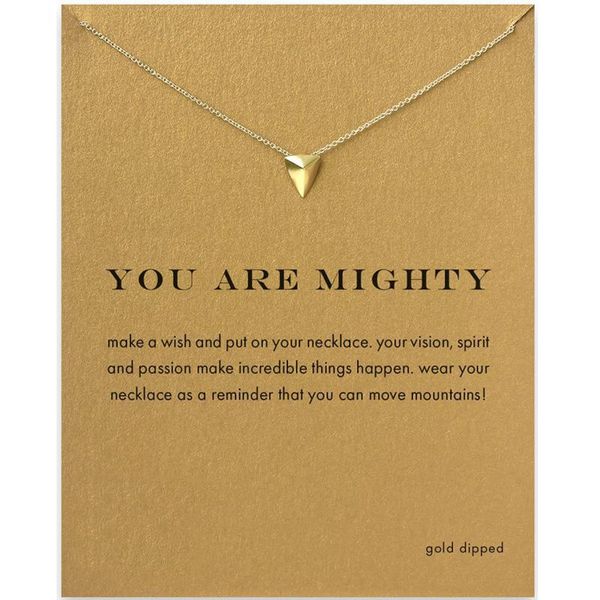 pendant necklaces 2021 geometric triangle short chain choker necklace for women golden arrow wish with card jewelry as gift, Silver
pendant necklaces 2021 geometric triangle short chain choker necklace for women golden arrow wish with card jewelry as gift, Silver