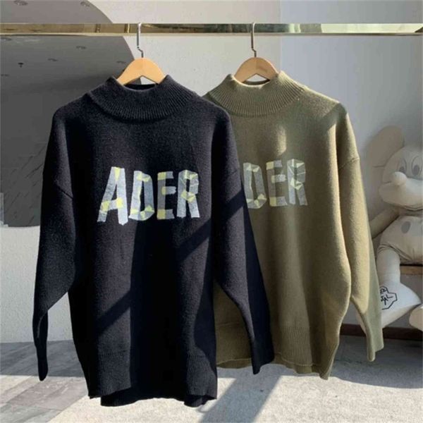 men's sweaters fw ader error men women folding letter print adererror mock neck ader pullovers knitted sweater b, White;black
men's sweaters fw ader error men women folding letter print adererror mock neck ader pullovers knitted sweater b, White;black