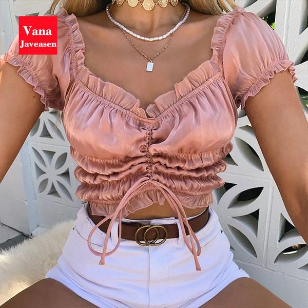 women's blouses & shirts pleated chiffon blouse women crop v-neck drawstring length adjustable off the shoulder short summer, White
women's blouses & shirts pleated chiffon blouse women crop v-neck drawstring length adjustable off the shoulder short summer, White