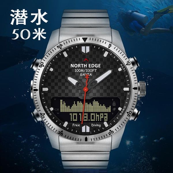wristwatches fashion men's watch sports man clock stainless steel multi-function waterproof luminous all trend diving male, Slivery;brown
wristwatches fashion men's watch sports man clock stainless steel multi-function waterproof luminous all trend diving male, Slivery;brown