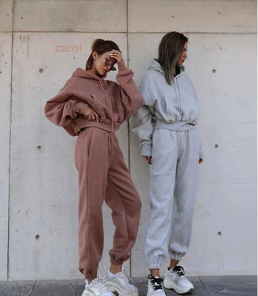autumn streetwear women joggers piece defines hooded pieces together velour outfits sweatpants r6x0, White
autumn streetwear women joggers piece defines hooded pieces together velour outfits sweatpants r6x0, White