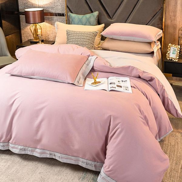 bedding set cotton solid 4pcs sheets duvet cover pillowcase simple linens double bed size bed sheets set bedcover
bedding set cotton solid 4pcs sheets duvet cover pillowcase simple linens double bed size bed sheets set bedcover