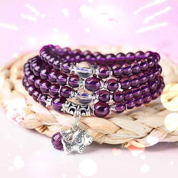 beaded, strands amethyst bracelet zodiac lady student couple, Black
beaded, strands amethyst bracelet zodiac lady student couple, Black