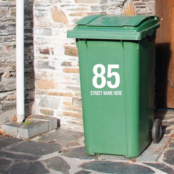 wall stickers decoration for trash can custom street name customized number garbage bin murals home decor decal hy1982
wall stickers decoration for trash can custom street name customized number garbage bin murals home decor decal hy1982