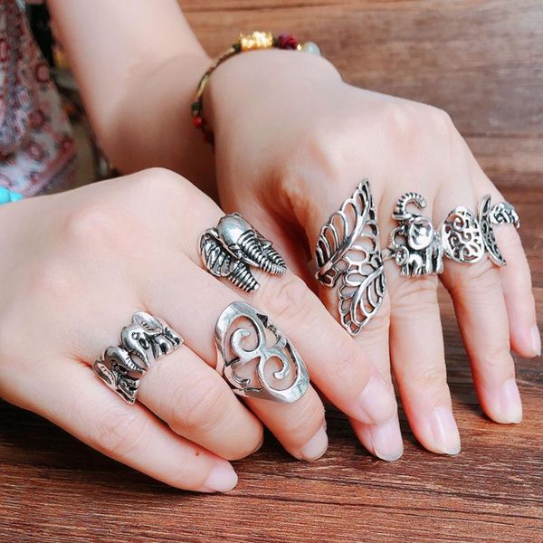 cluster rings fashion and creative retro exotic carved leaves elephant can be y combined with ring set, Golden;silver
cluster rings fashion and creative retro exotic carved leaves elephant can be y combined with ring set, Golden;silver