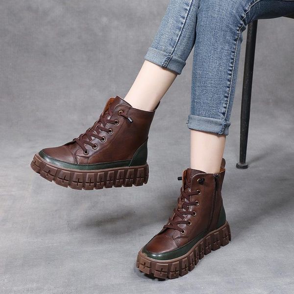 boots yourseason shoes ladies winter 2021 genuine leather zip round toe casual platform women wedges vintage, Black
boots yourseason shoes ladies winter 2021 genuine leather zip round toe casual platform women wedges vintage, Black
