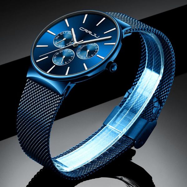 wristwatches crrju quartz men watch luxury chronograph sport wrist man waterproof stainless male mens watches 2021 brand, Slivery;brown
wristwatches crrju quartz men watch luxury chronograph sport wrist man waterproof stainless male mens watches 2021 brand, Slivery;brown